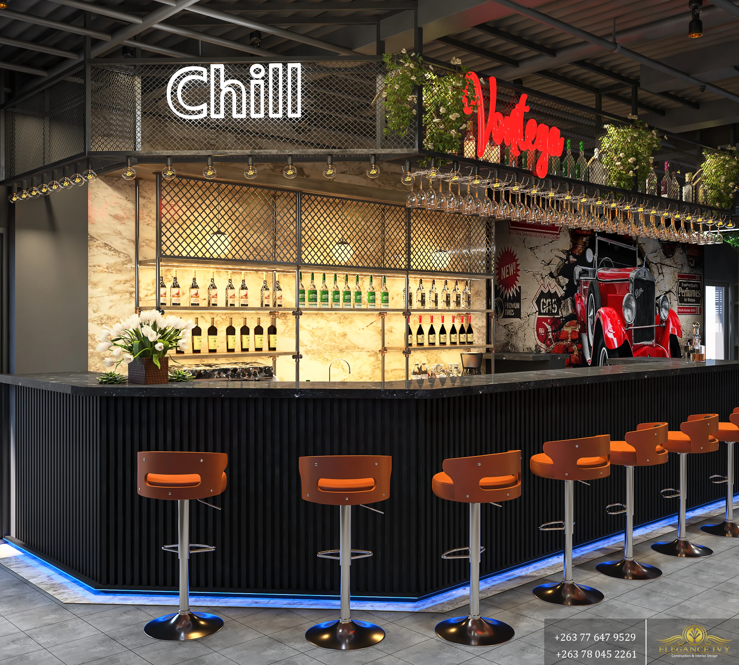 Zimplats Bar — Design visualisation