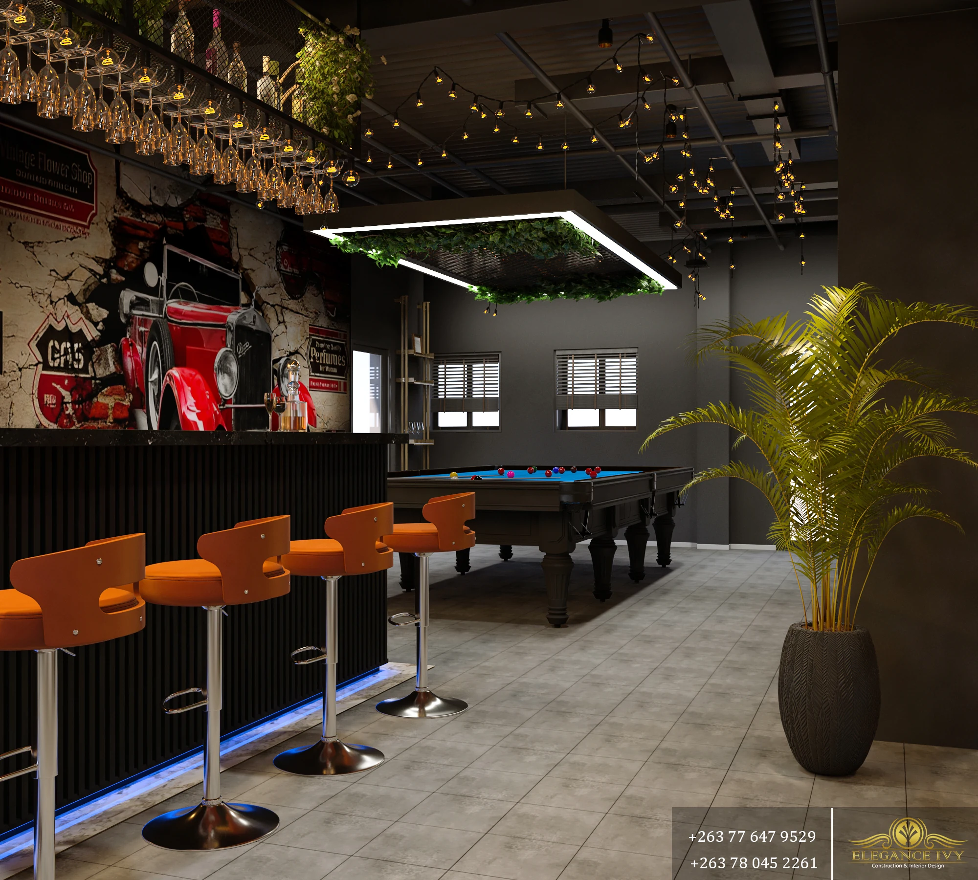 Zimplats Bar — Design visualisation